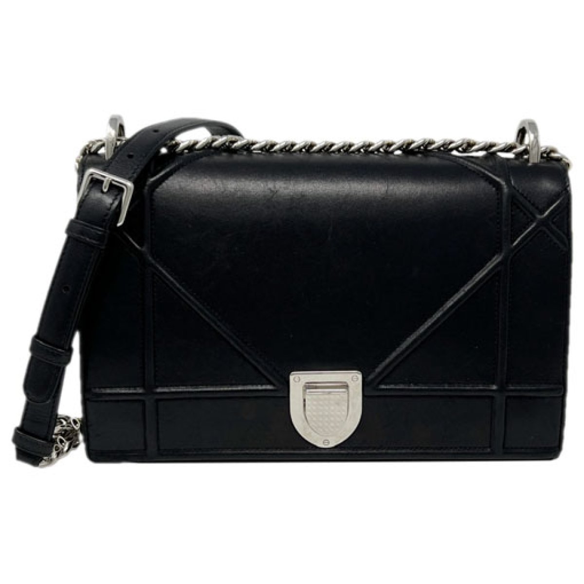 Diorama leather crossbody bag