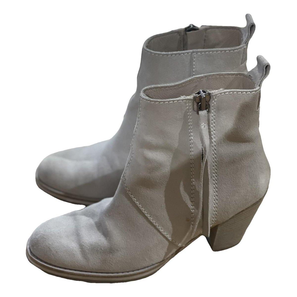 Pistol leather biker boots