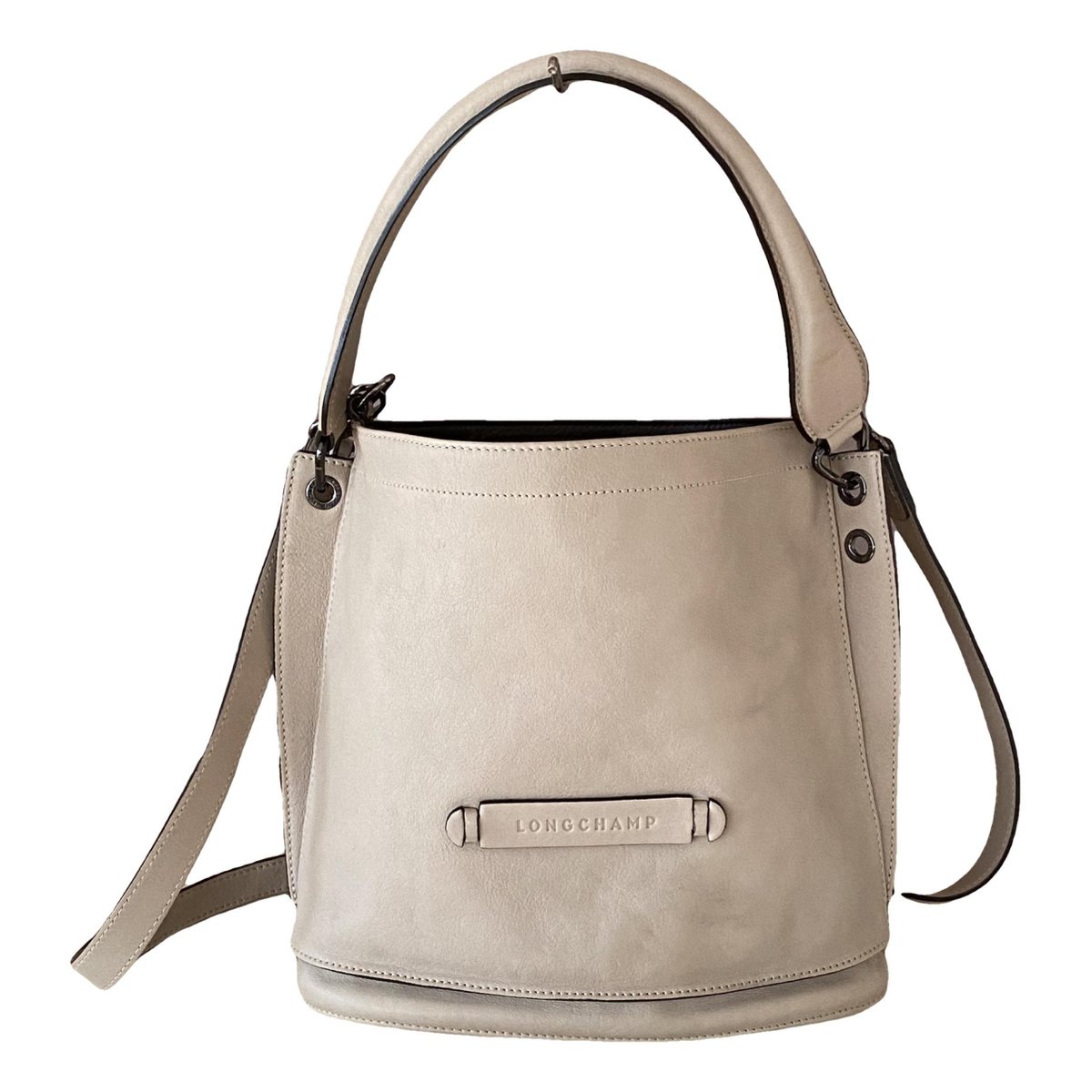 3D leather crossbody bag