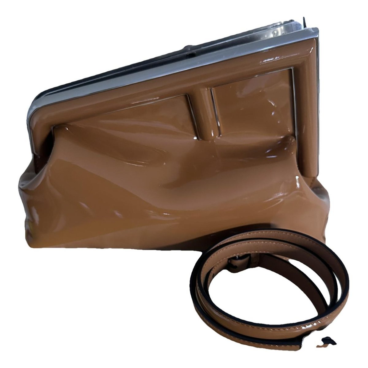 First patent leather crossbody bag
