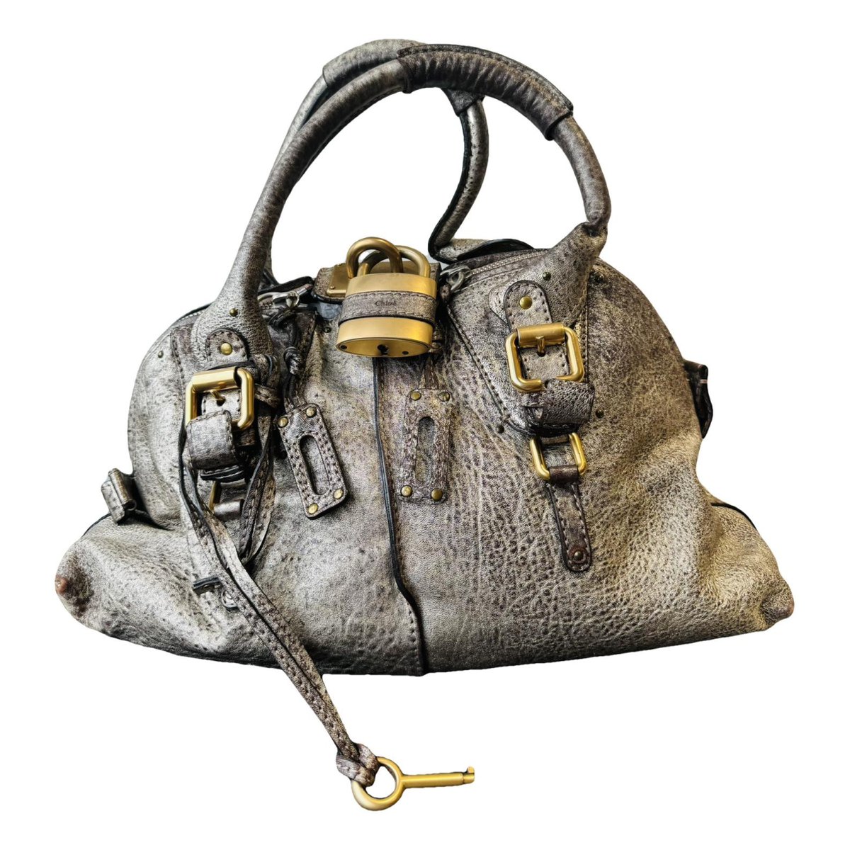 Paddington leather clutch bag