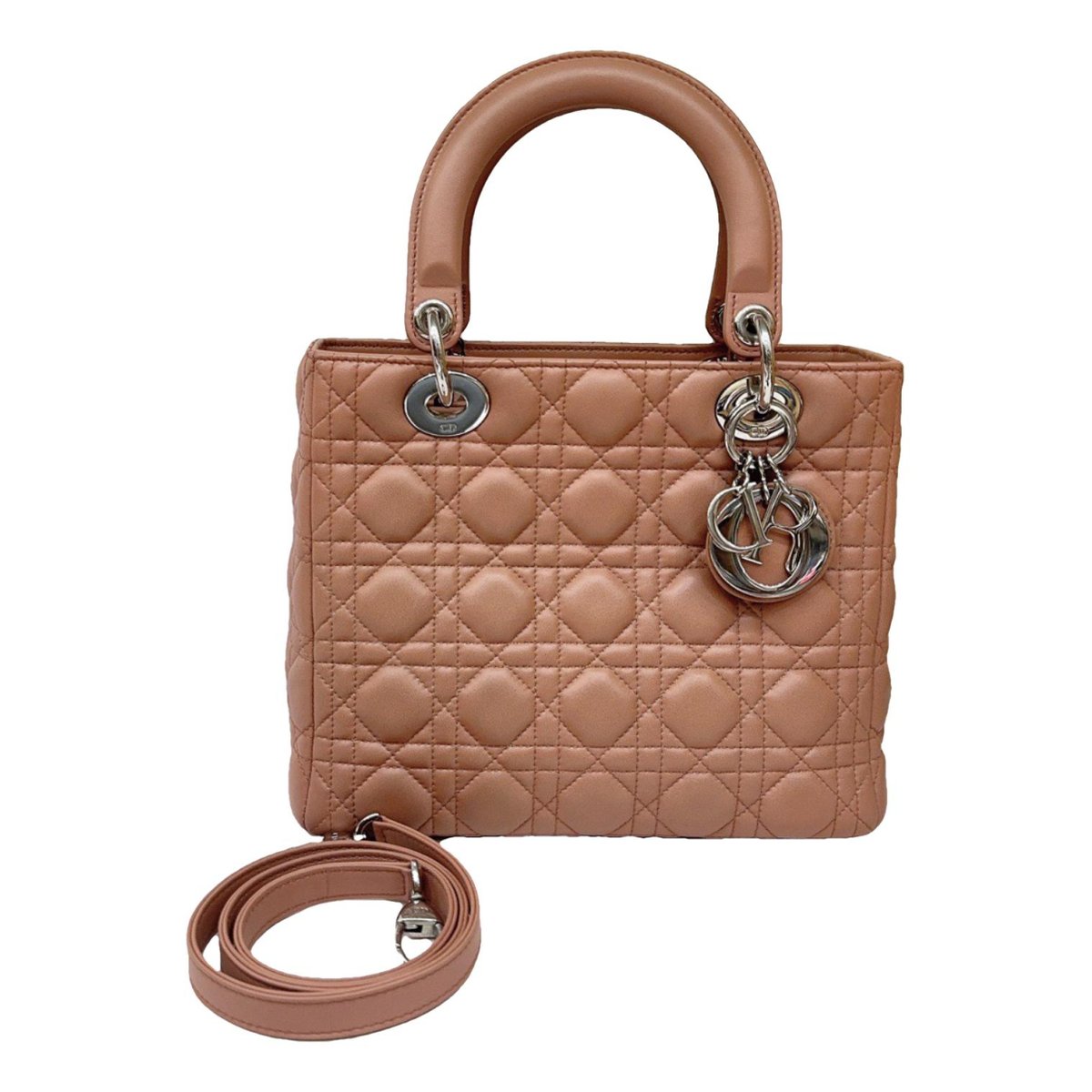Lady Dior leather handbag