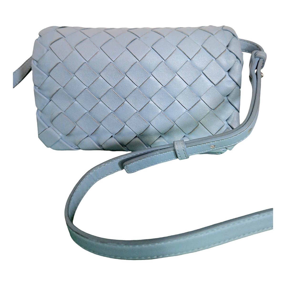 Cassette leather handbag