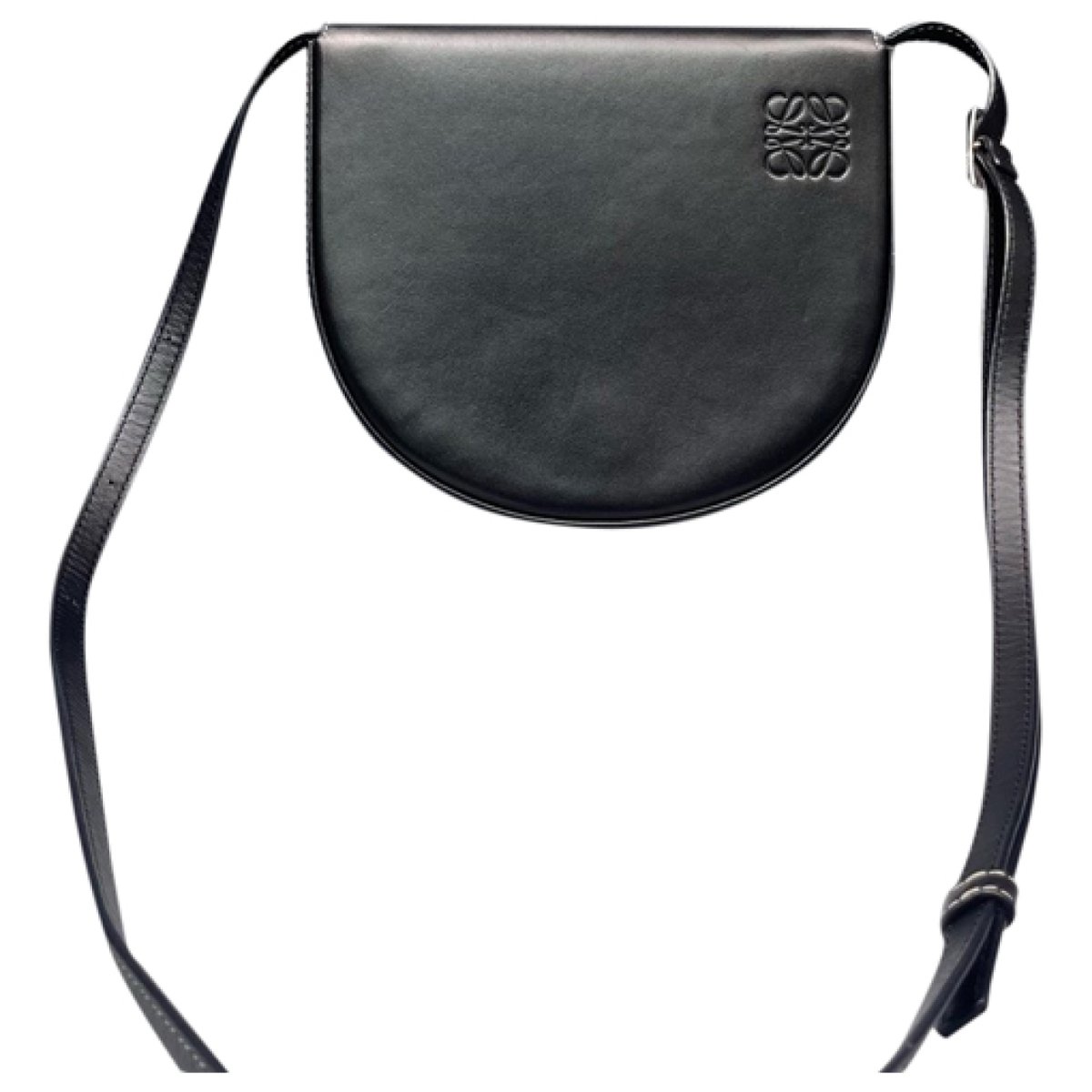 Heel leather handbag