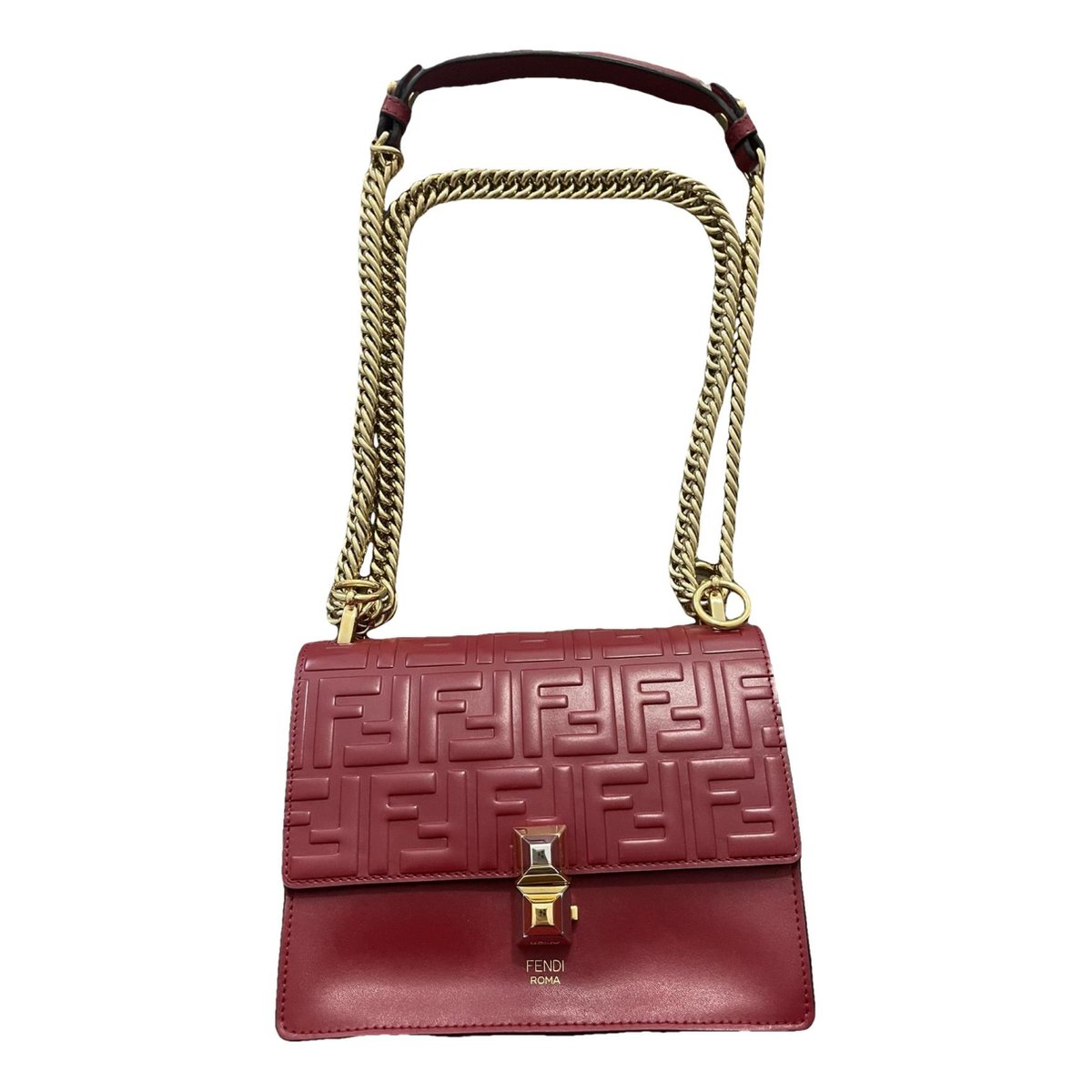 Kan I Logo leather handbag
