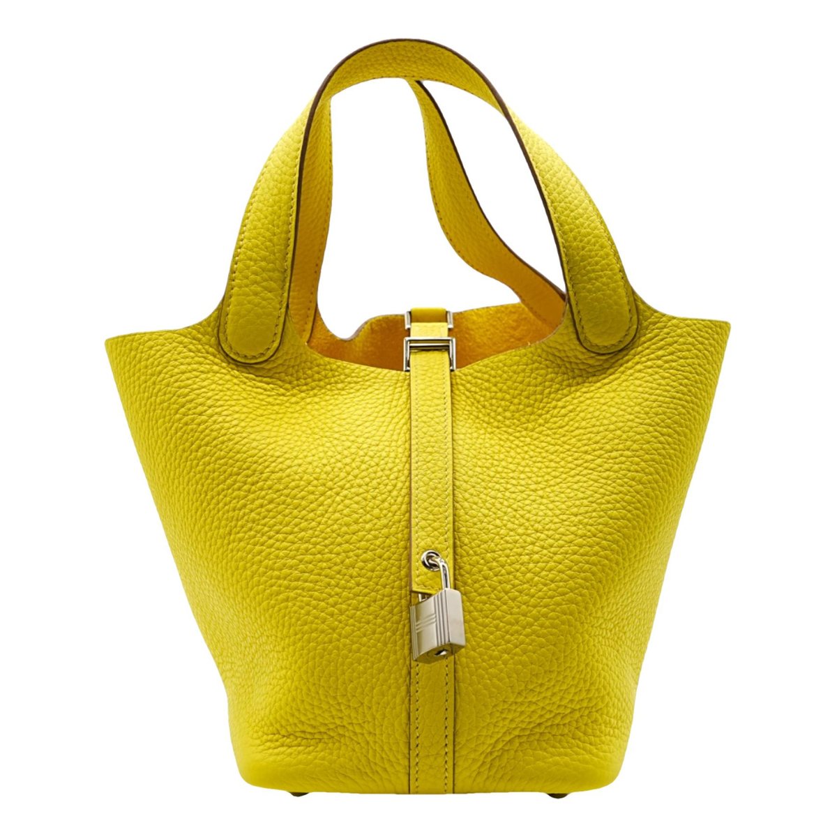 Picotin leather tote