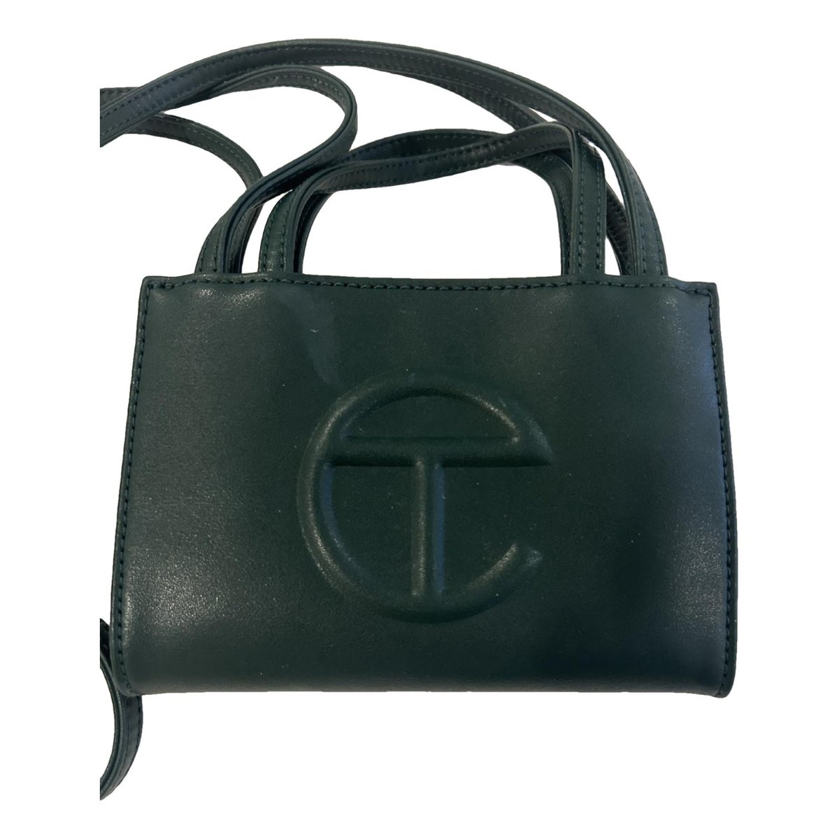 Small Shopping Bag vegan leather crossbody bag