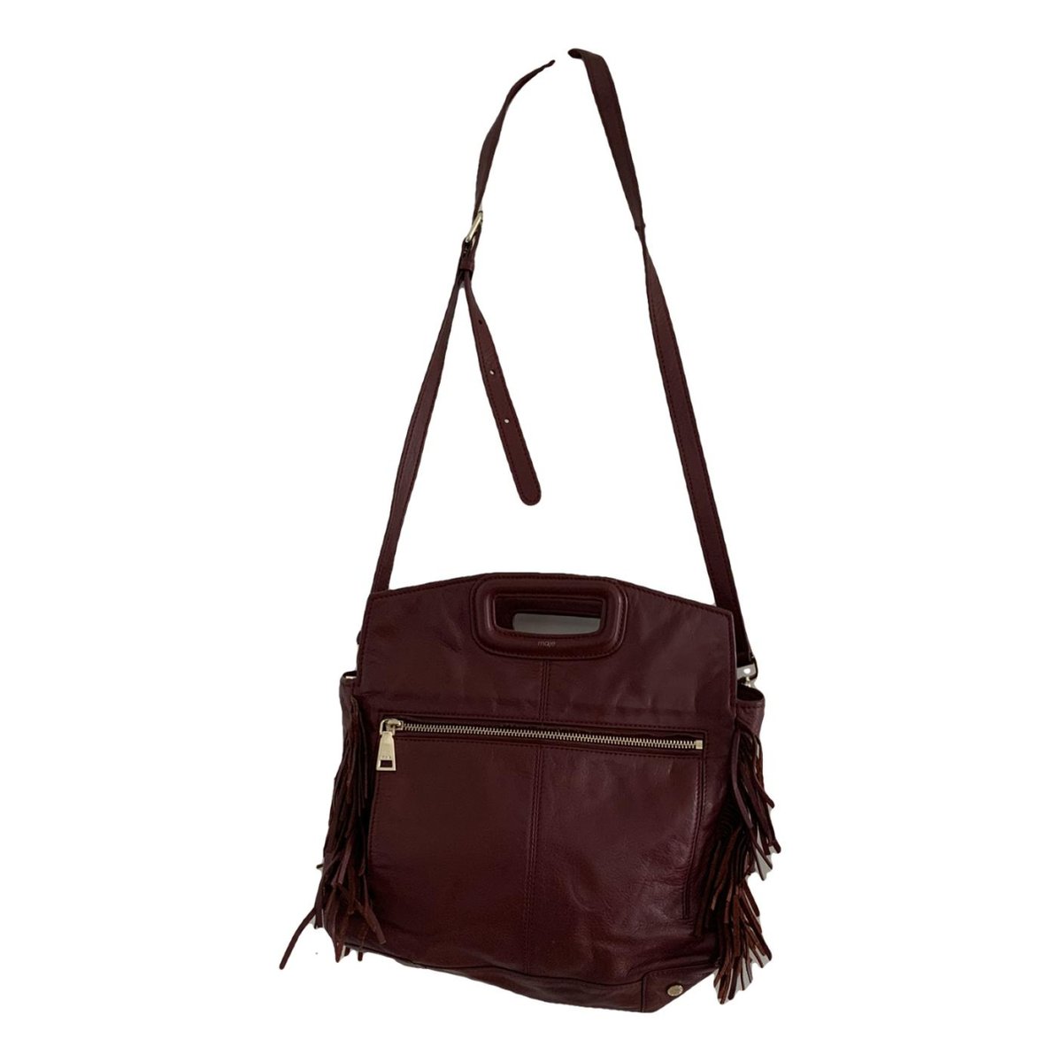 Sac M leather crossbody bag