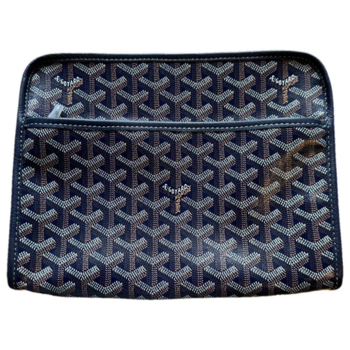 Jouvence leather clutch bag