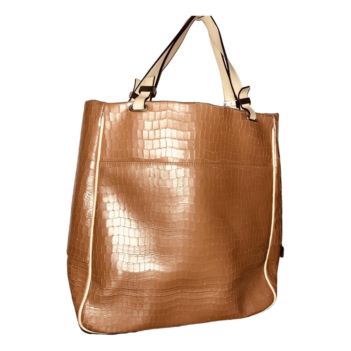Pencil Chat patent leather handbag