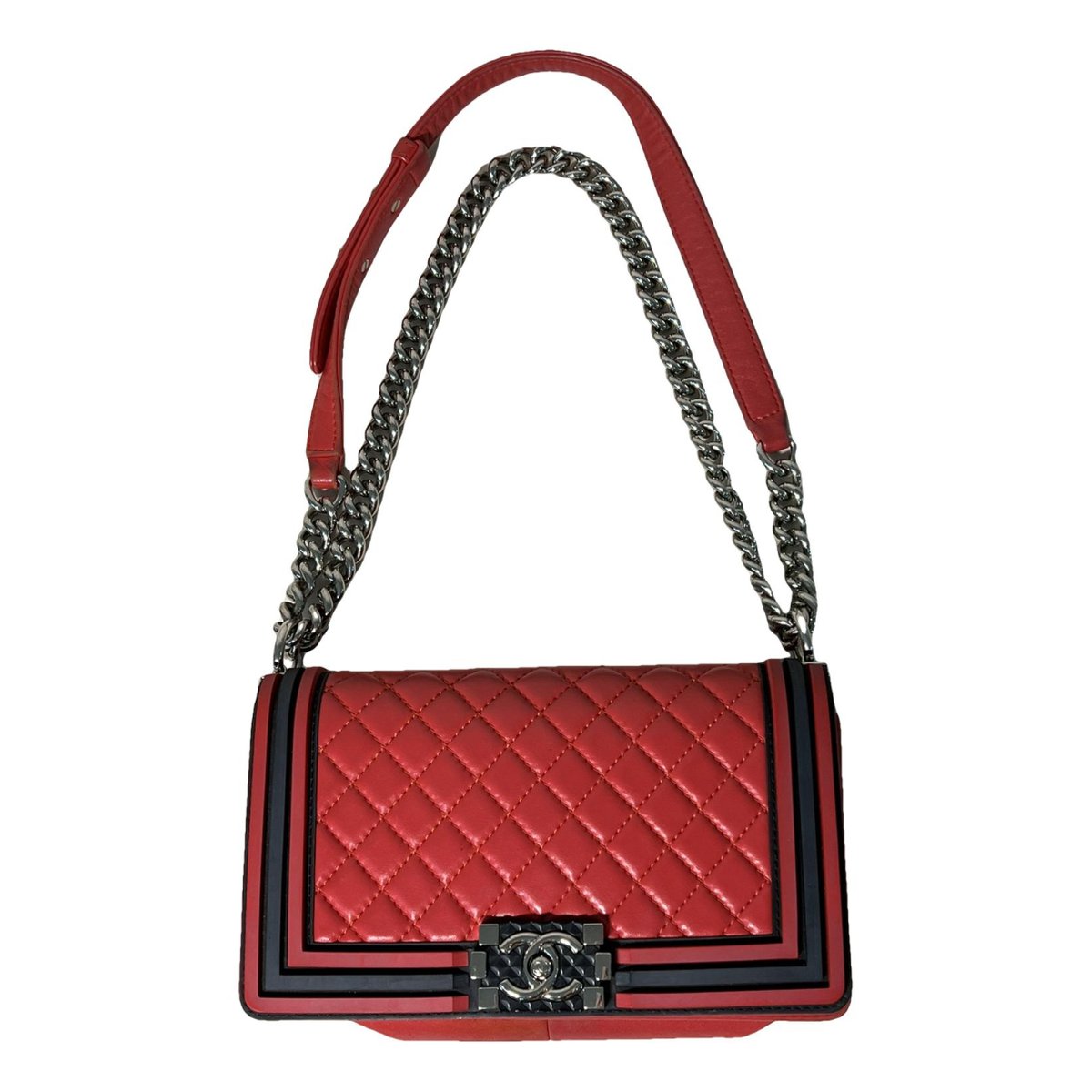 Boy leather crossbody bag
