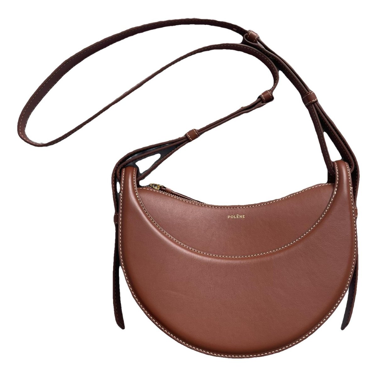 Numéro Dix leather crossbody bag