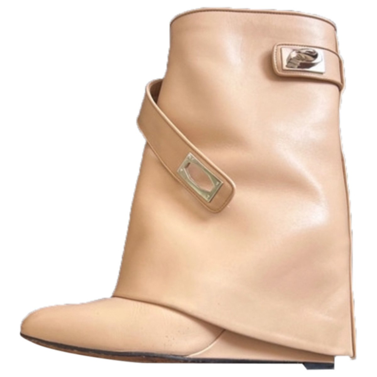 Shark leather ankle boots
