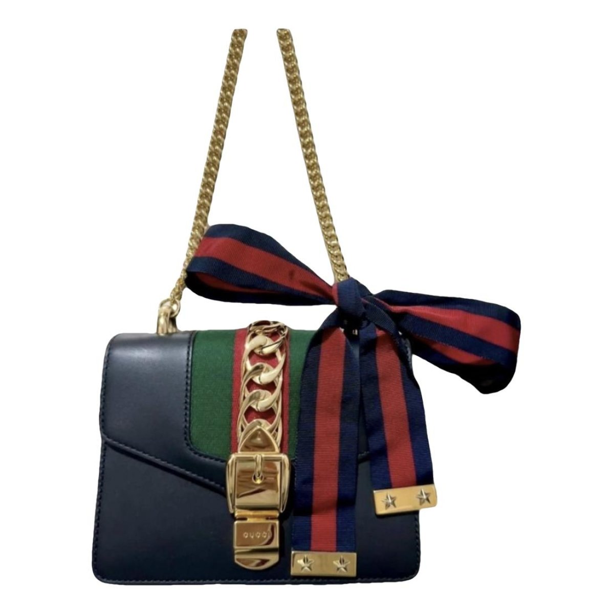 Sylvie Flap Chain leather crossbody bag