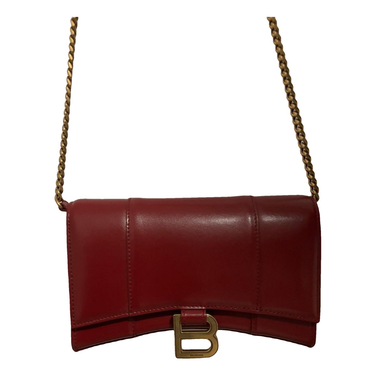 Downtown Chain leather crossbody bag