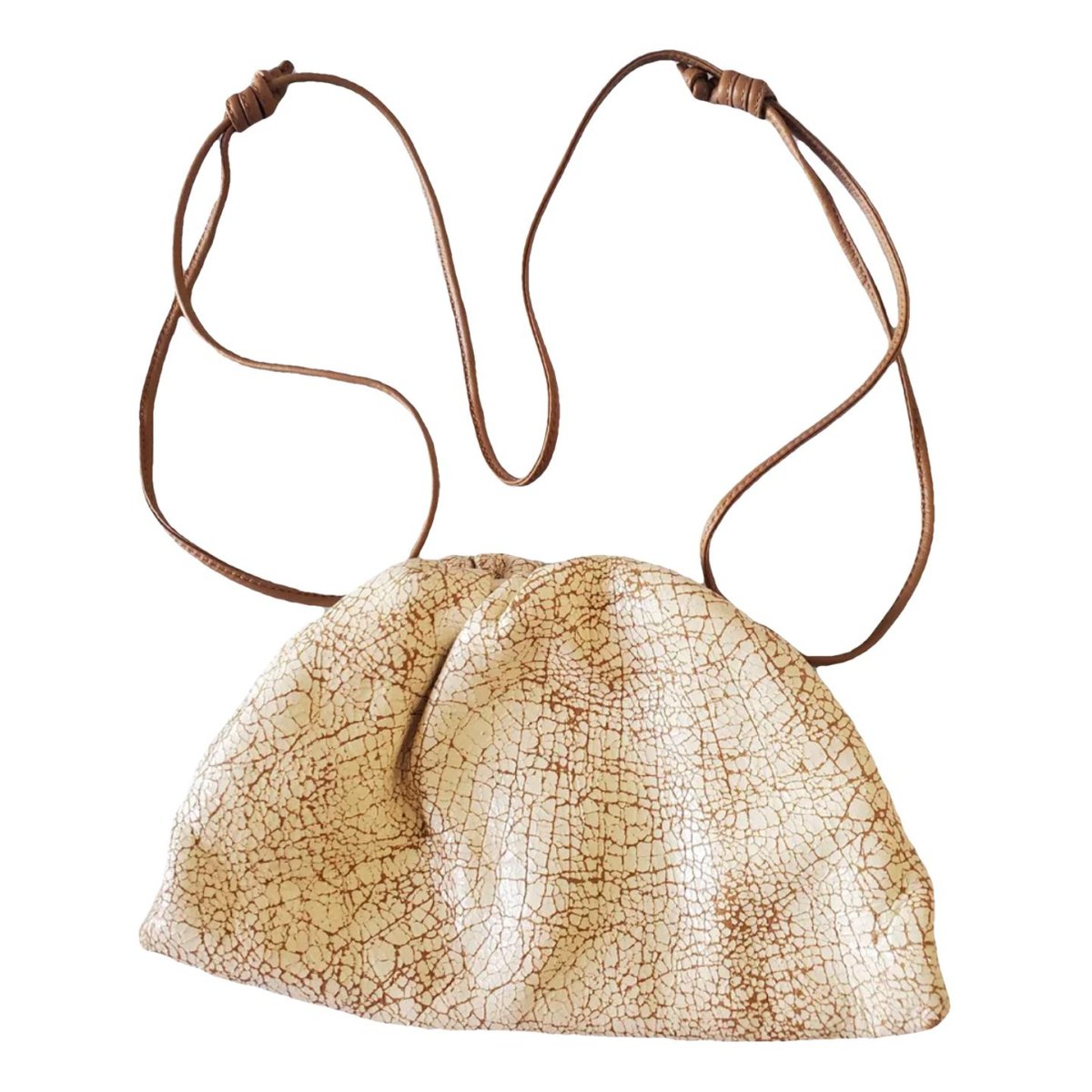 Pouch leather handbag