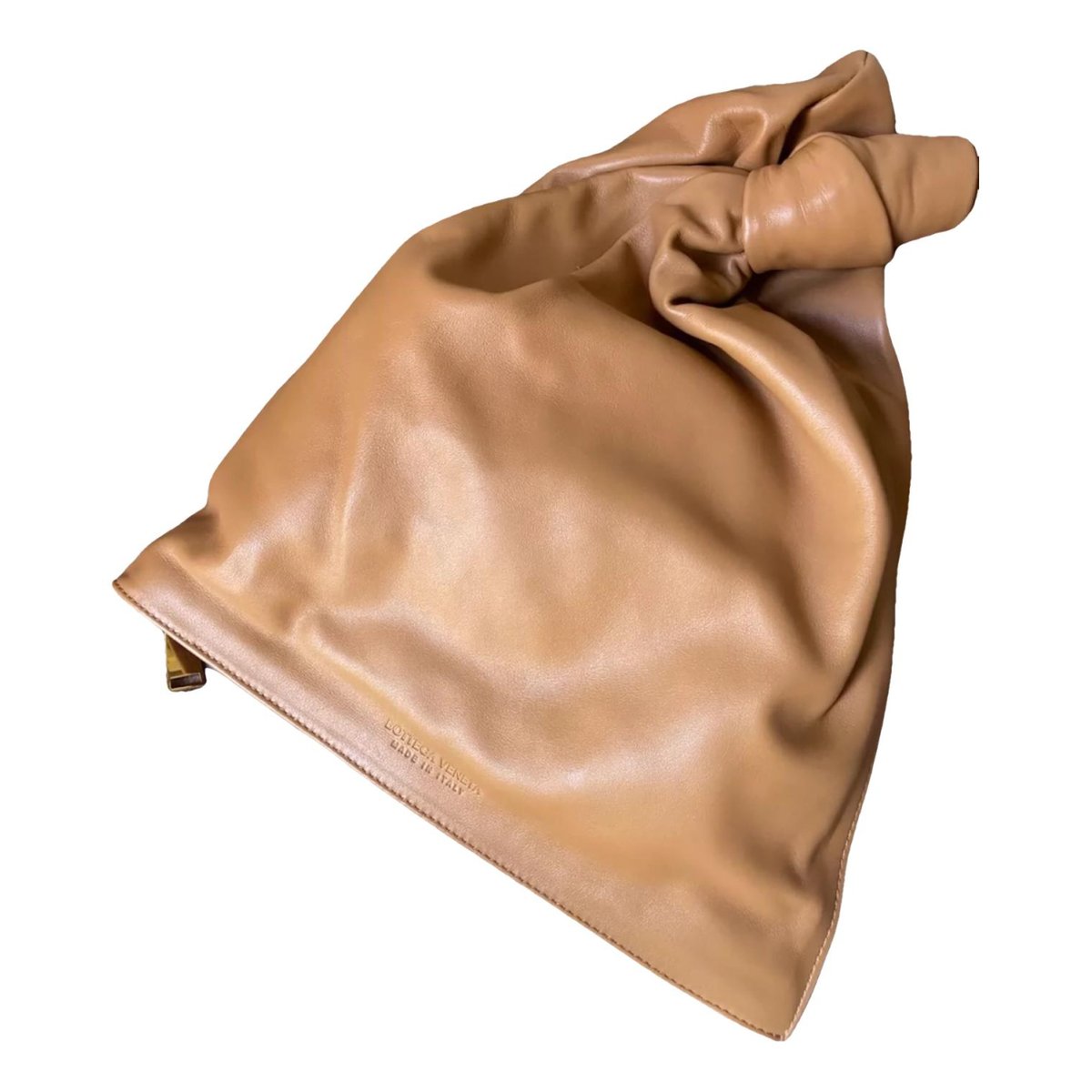 Twist leather handbag