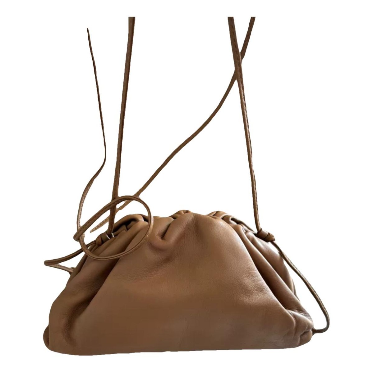 Pouch leather handbag