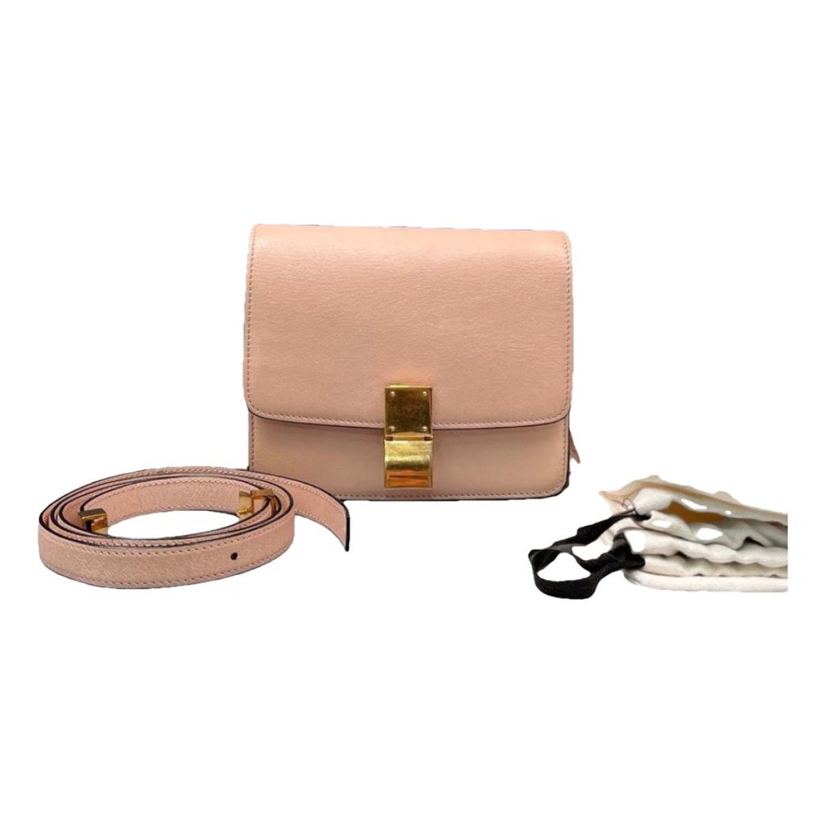 Classic leather crossbody bag