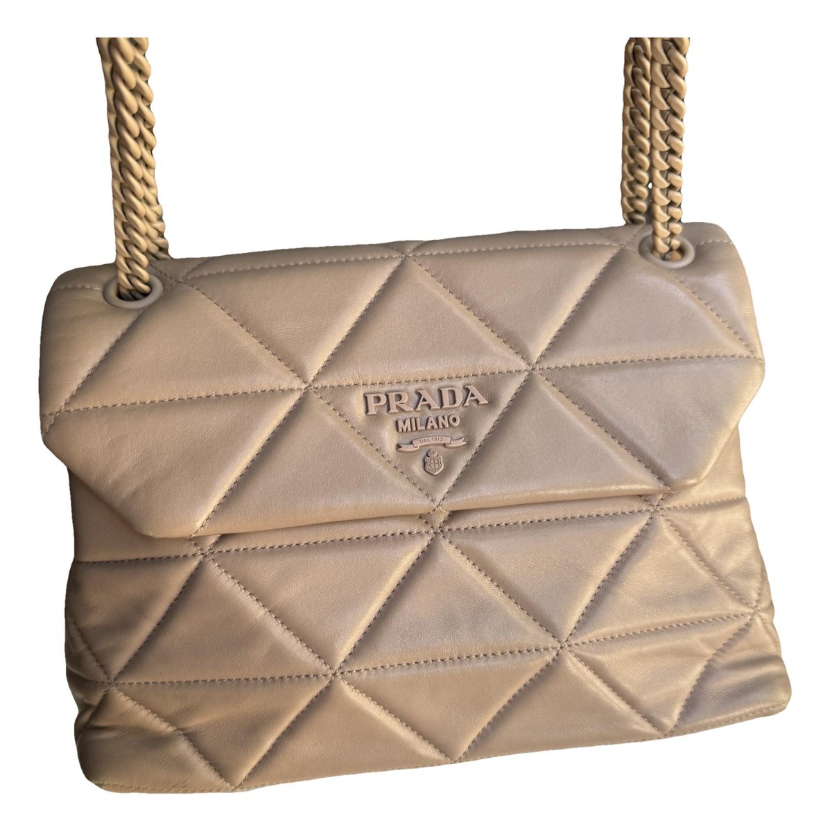 Spectrum leather handbag