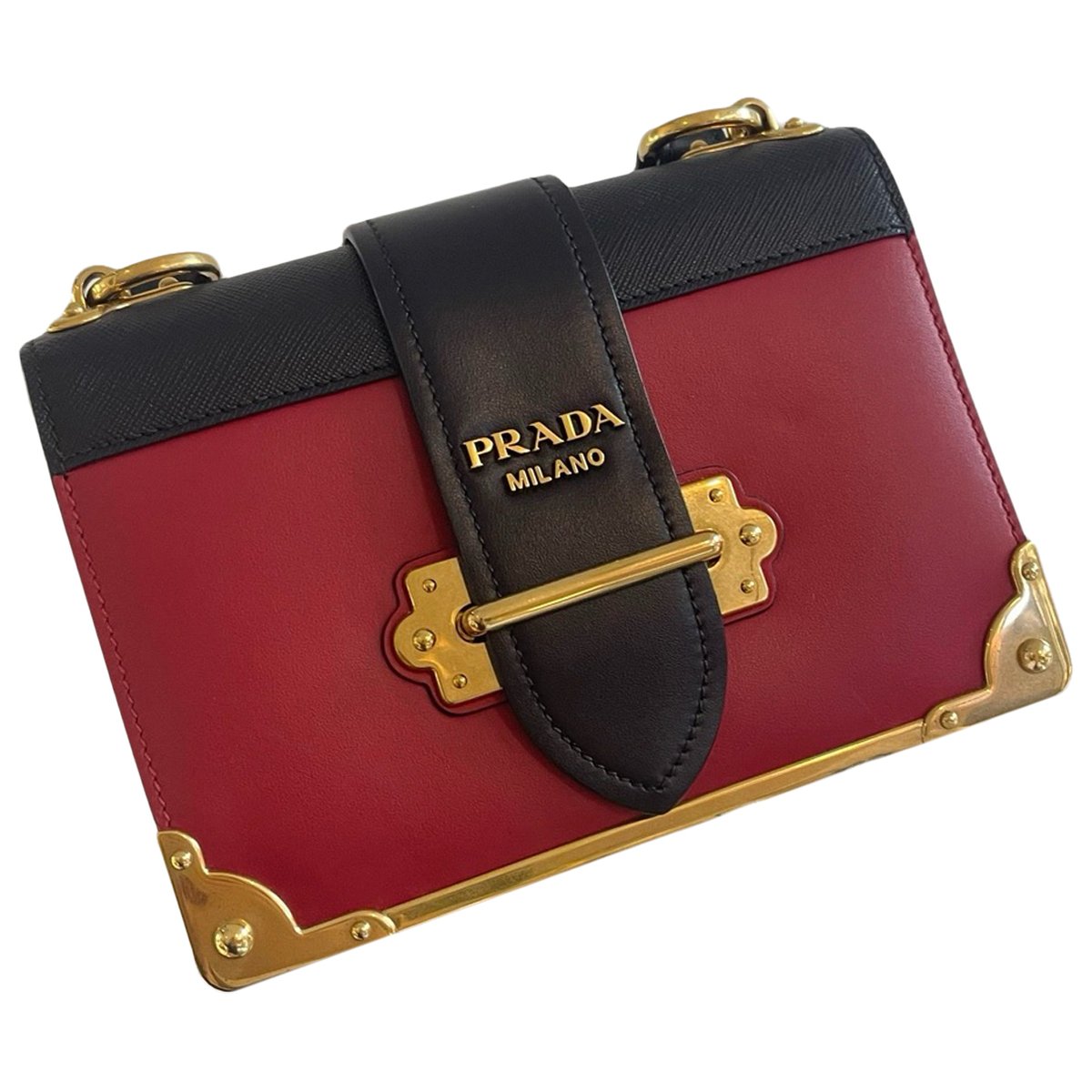 Cahier leather crossbody bag