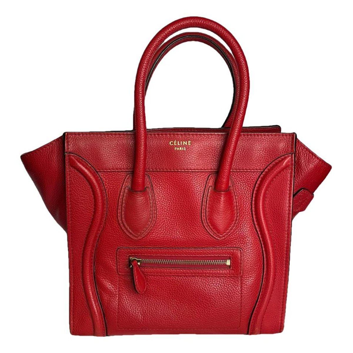Luggage leather handbag