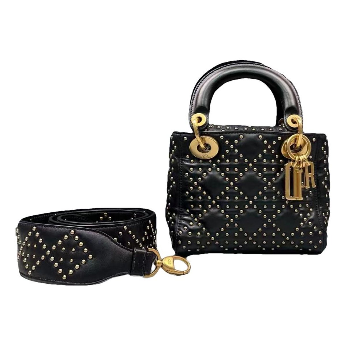 Lady Dior leather handbag
