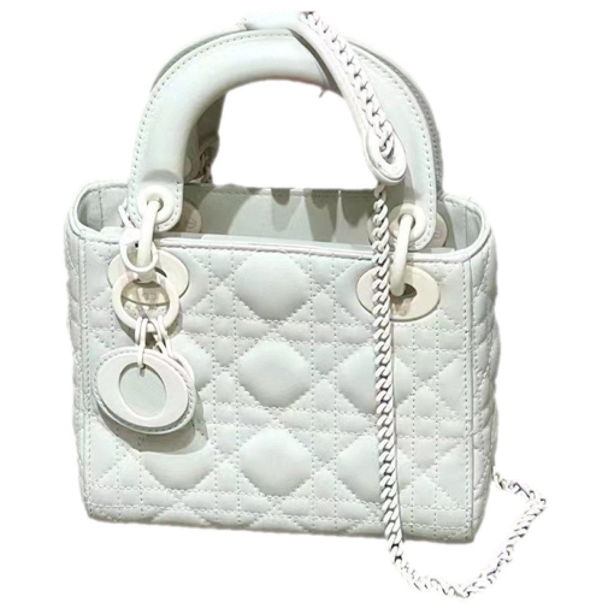 Lady Dior leather handbag