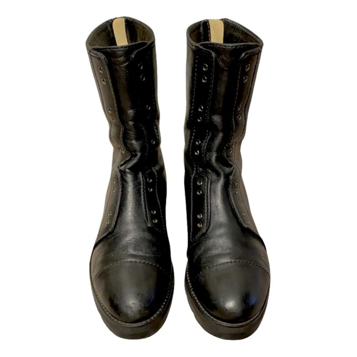 Cruz leather biker boots