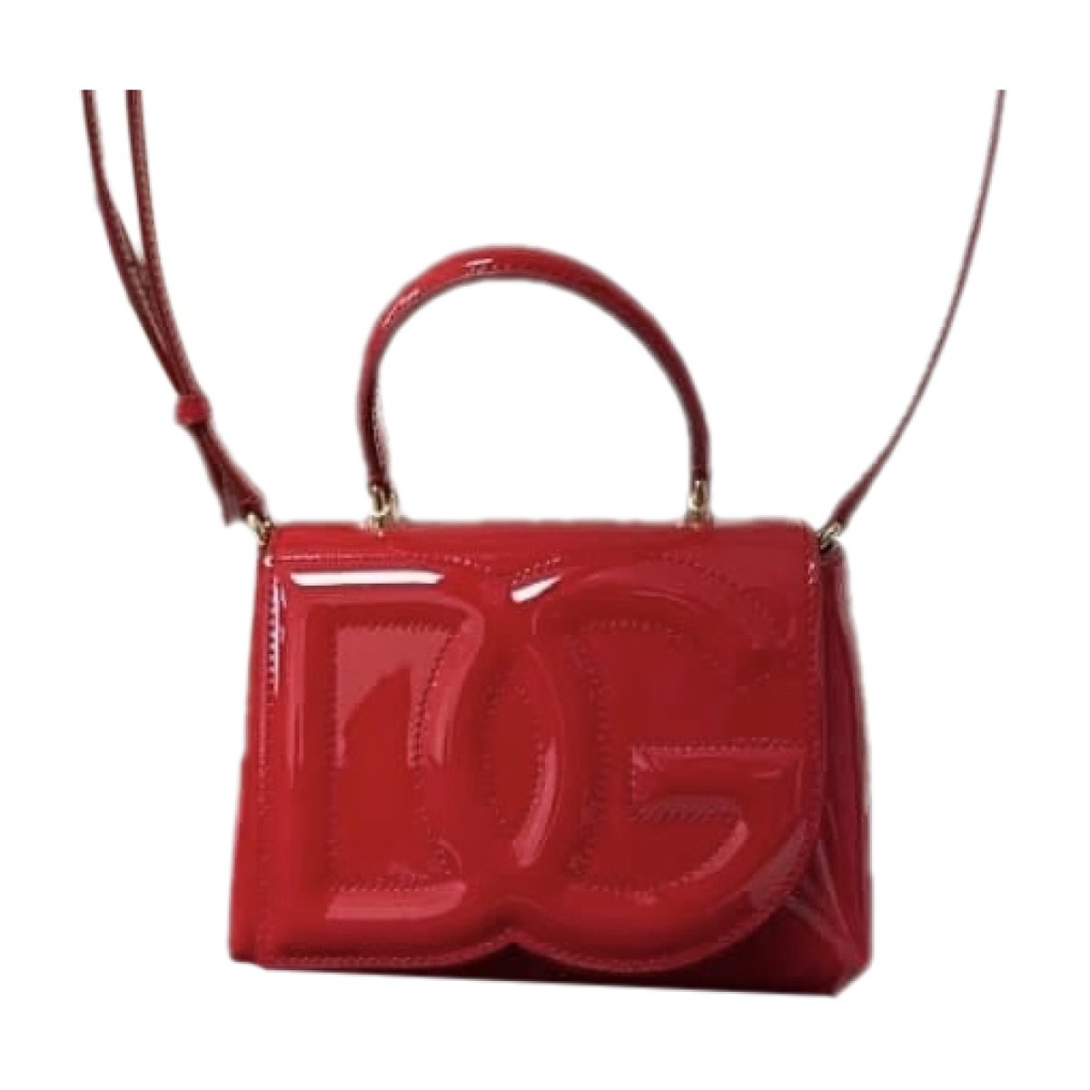 DG Amore patent leather handbag