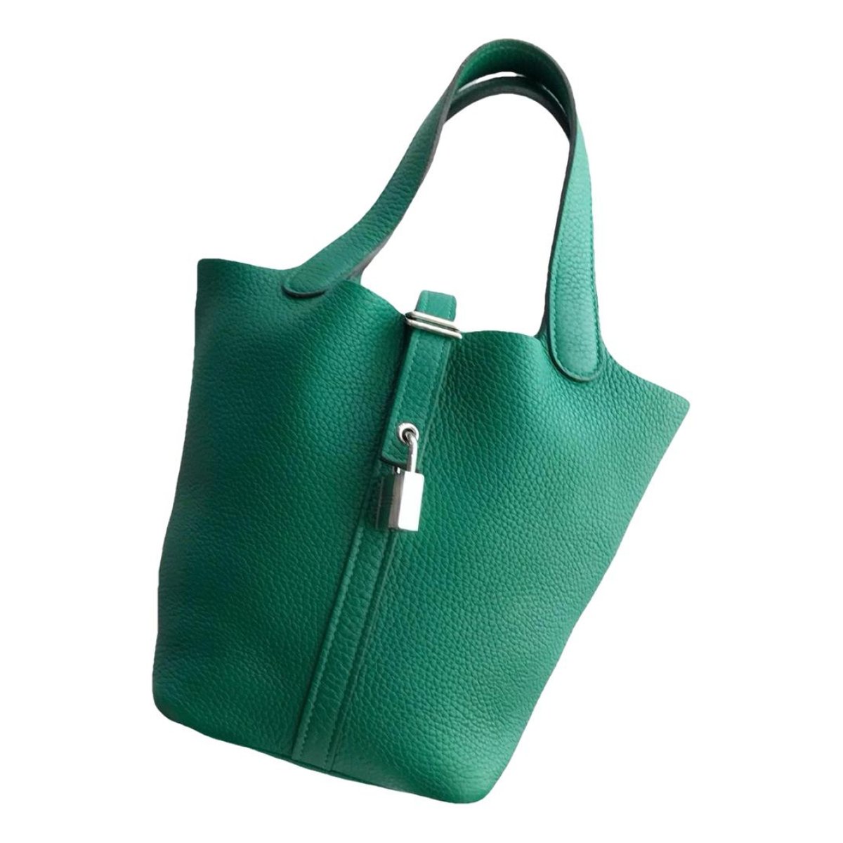 Picotin leather tote