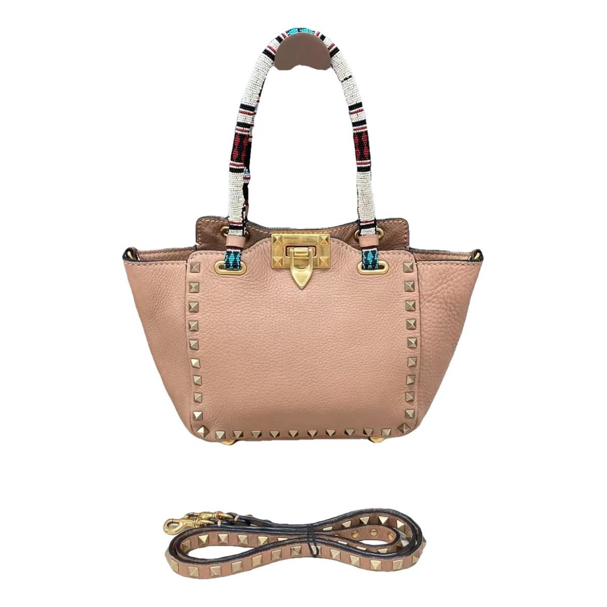 Micro Rockstud leather handbag
