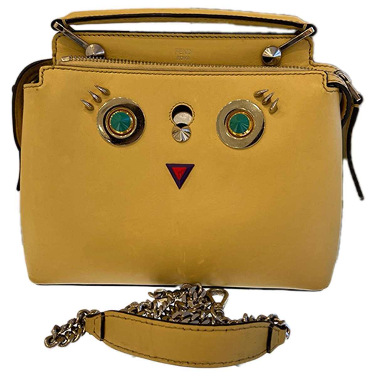 Dot Com leather handbag