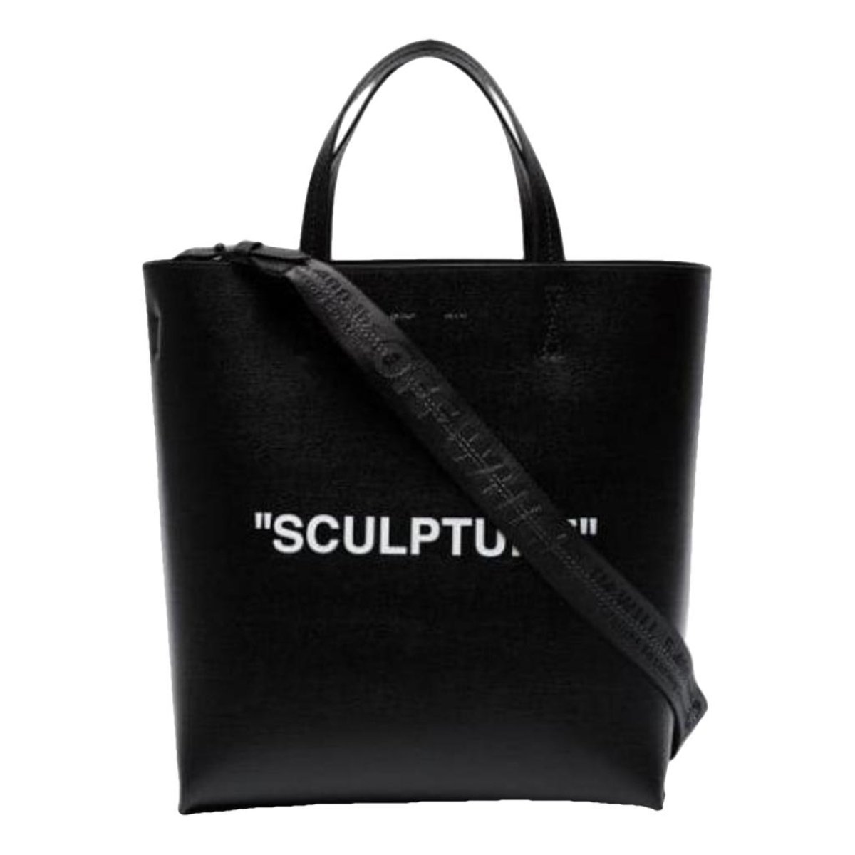 Sculpture leather tote