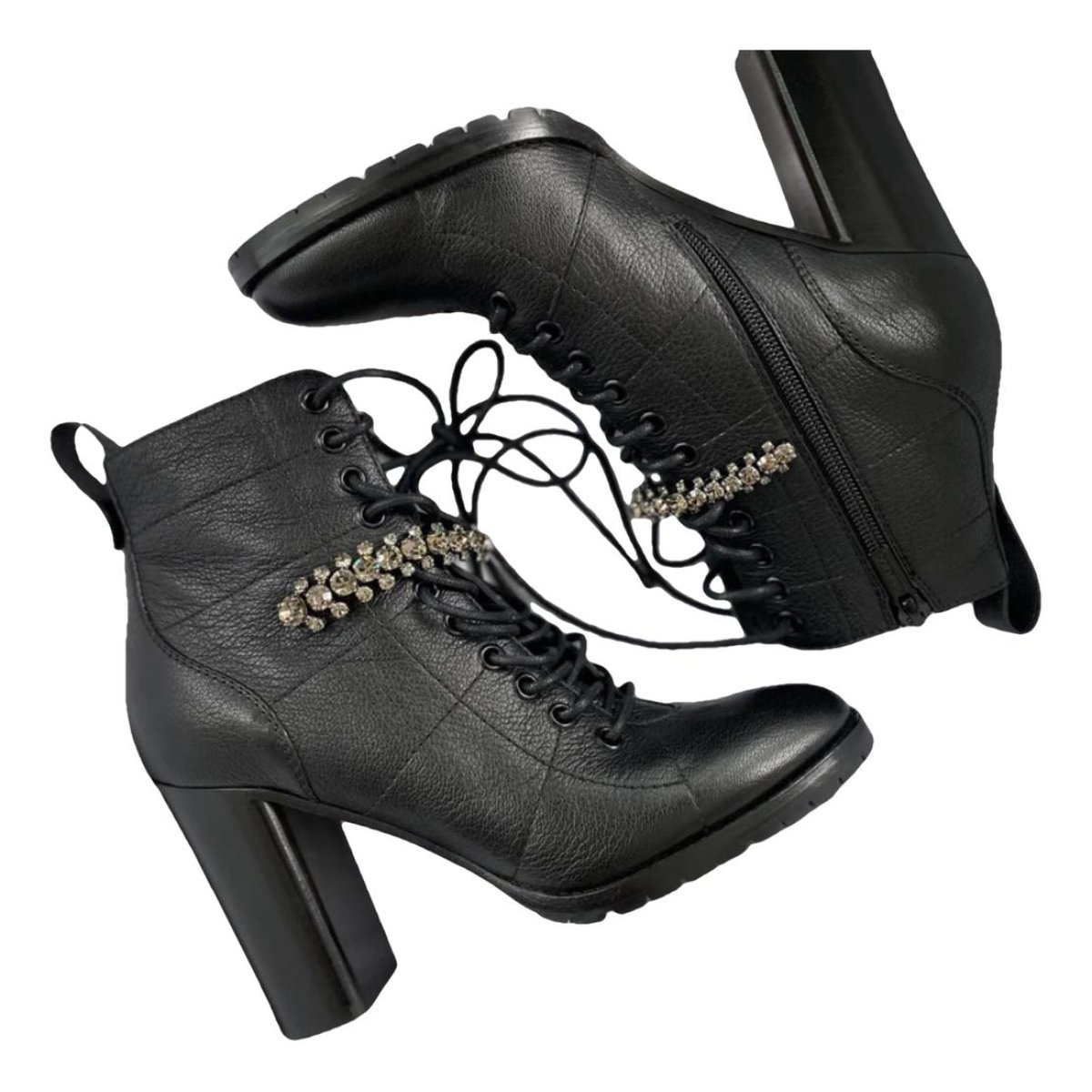 Cruz leather lace up boots