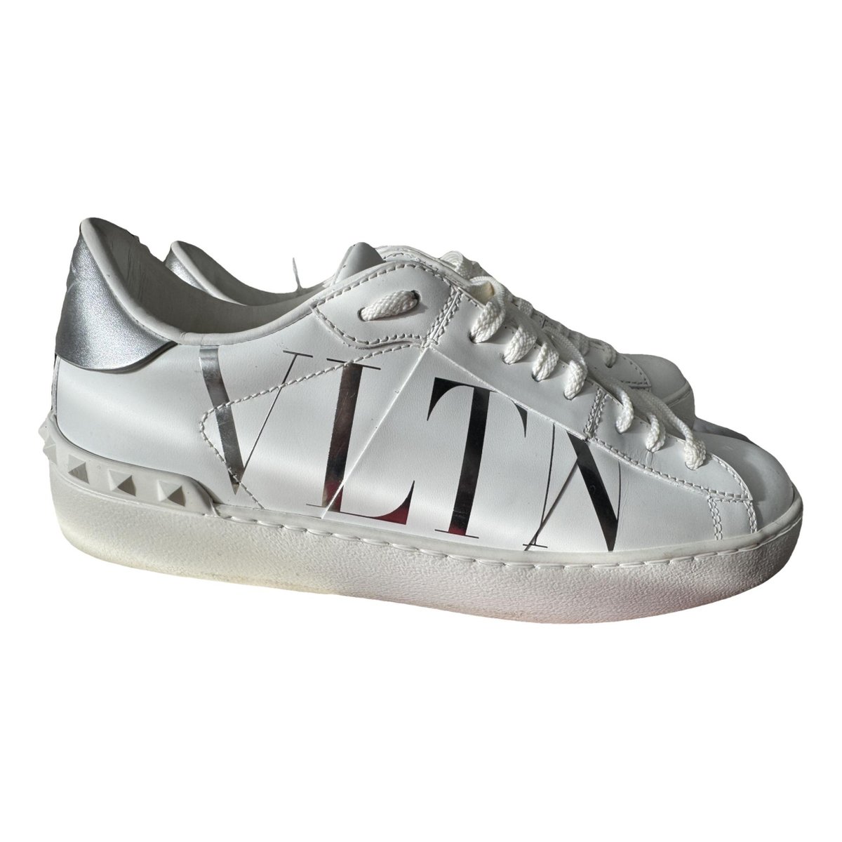 Open VLTN leather trainers