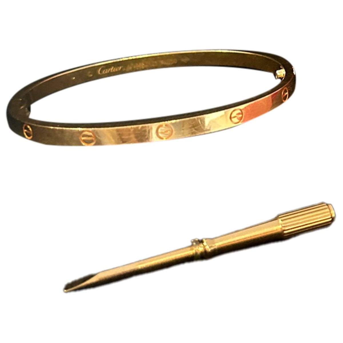 Love PM pink gold bracelet