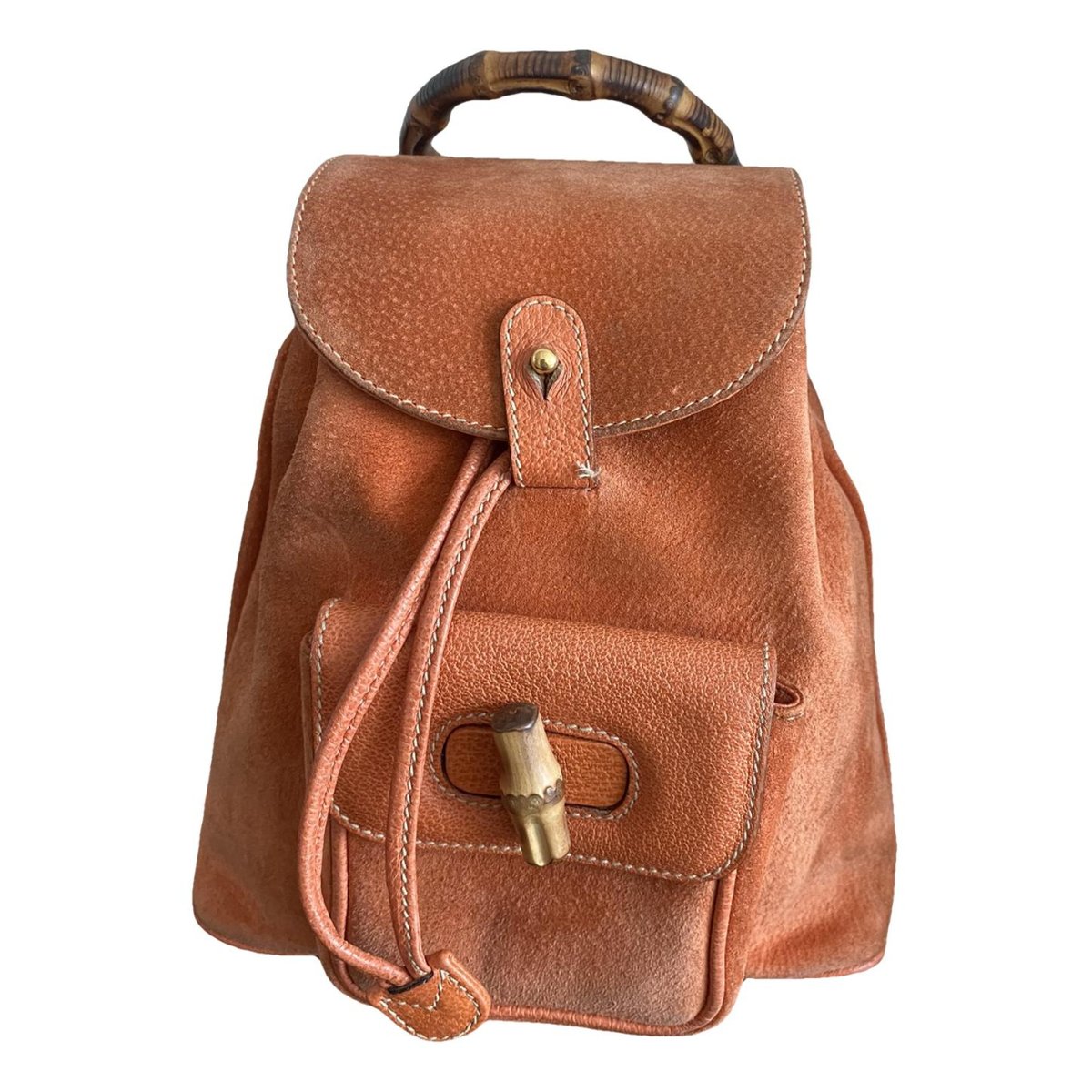 Bamboo Tassel Oval backpack