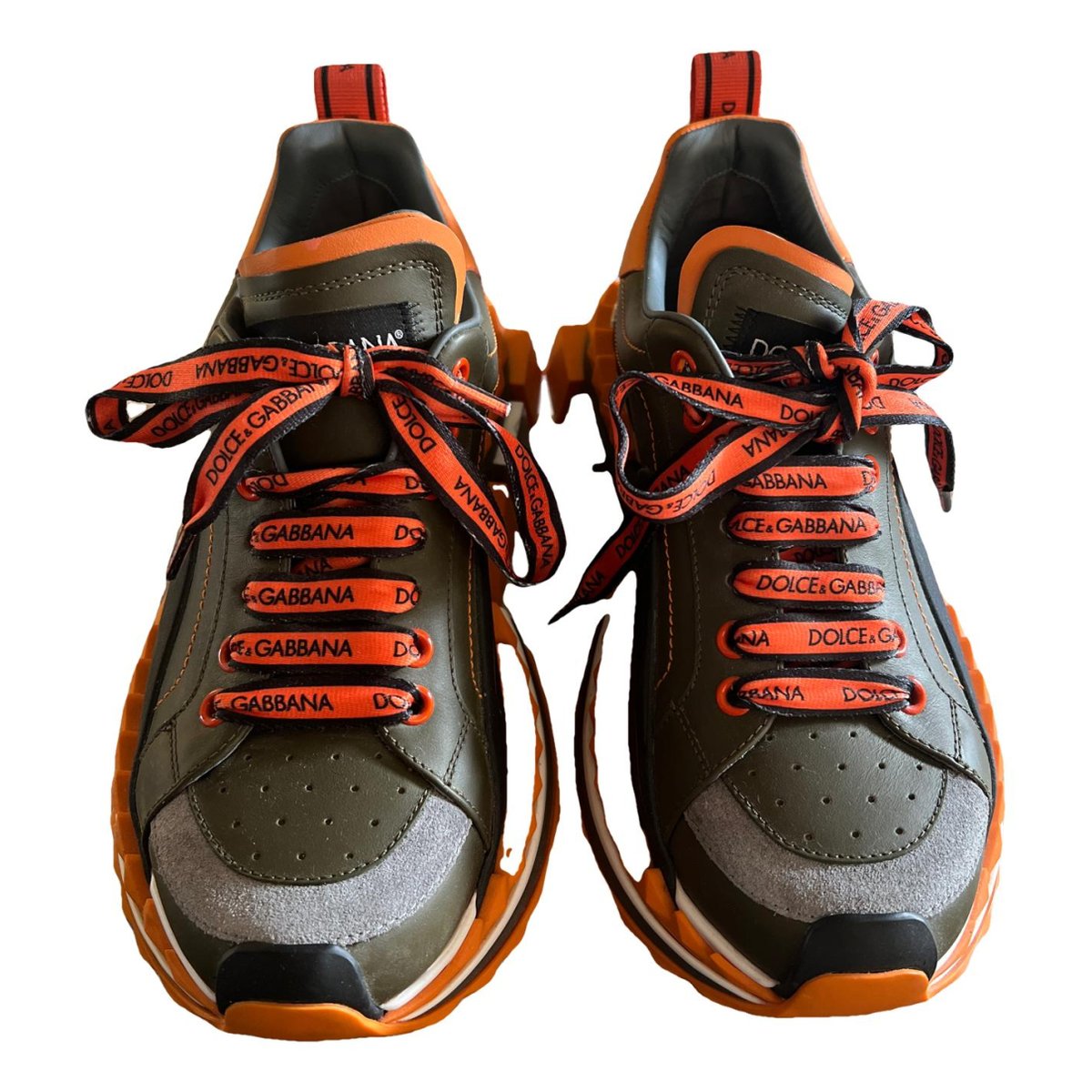 Super King leather trainers