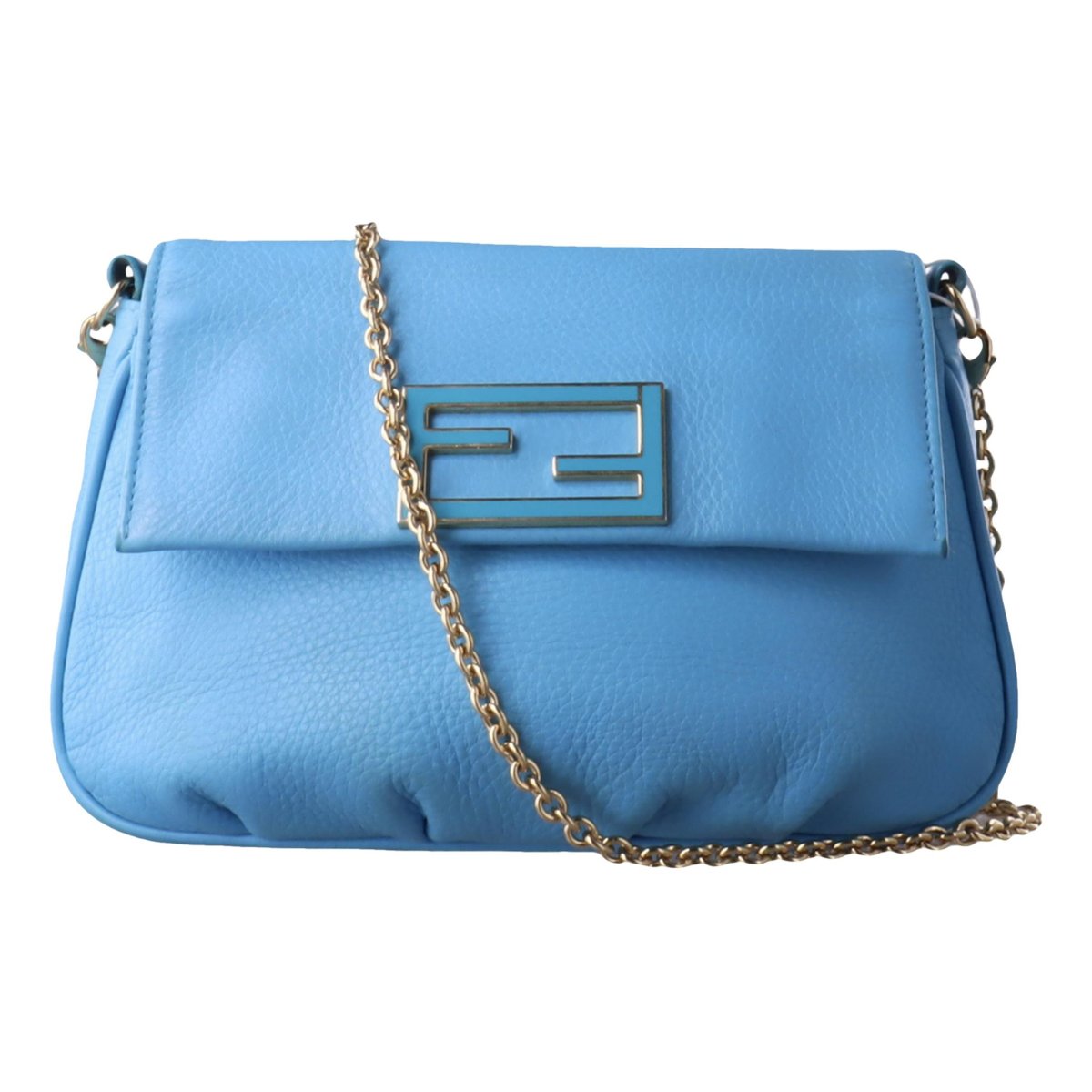 Baguette Chain leather handbag