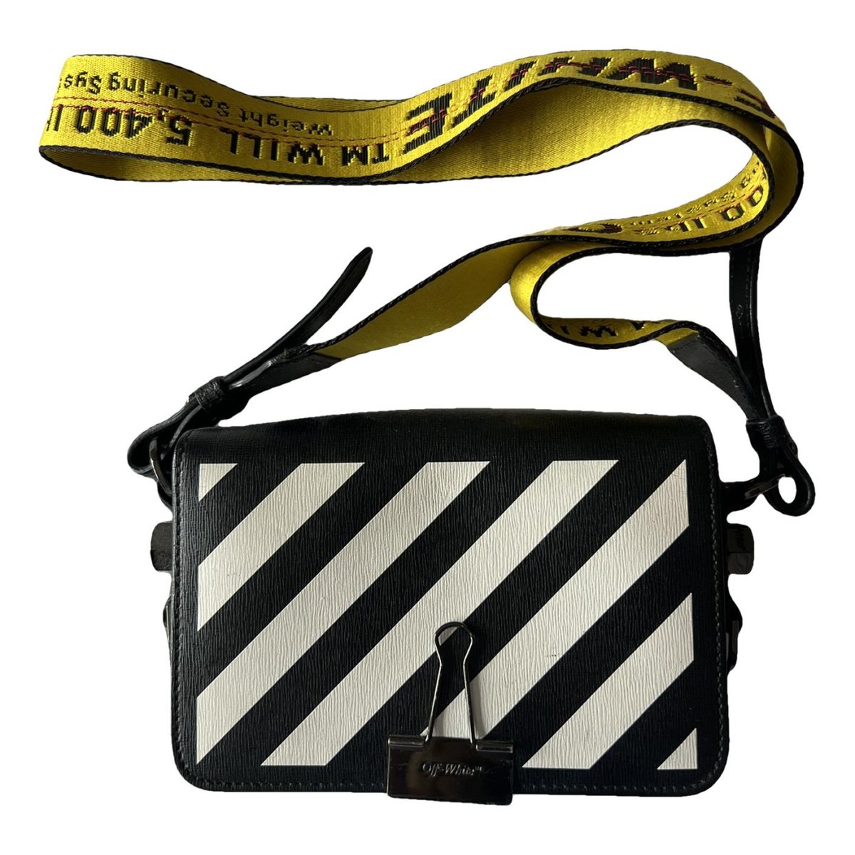 Binder leather crossbody bag