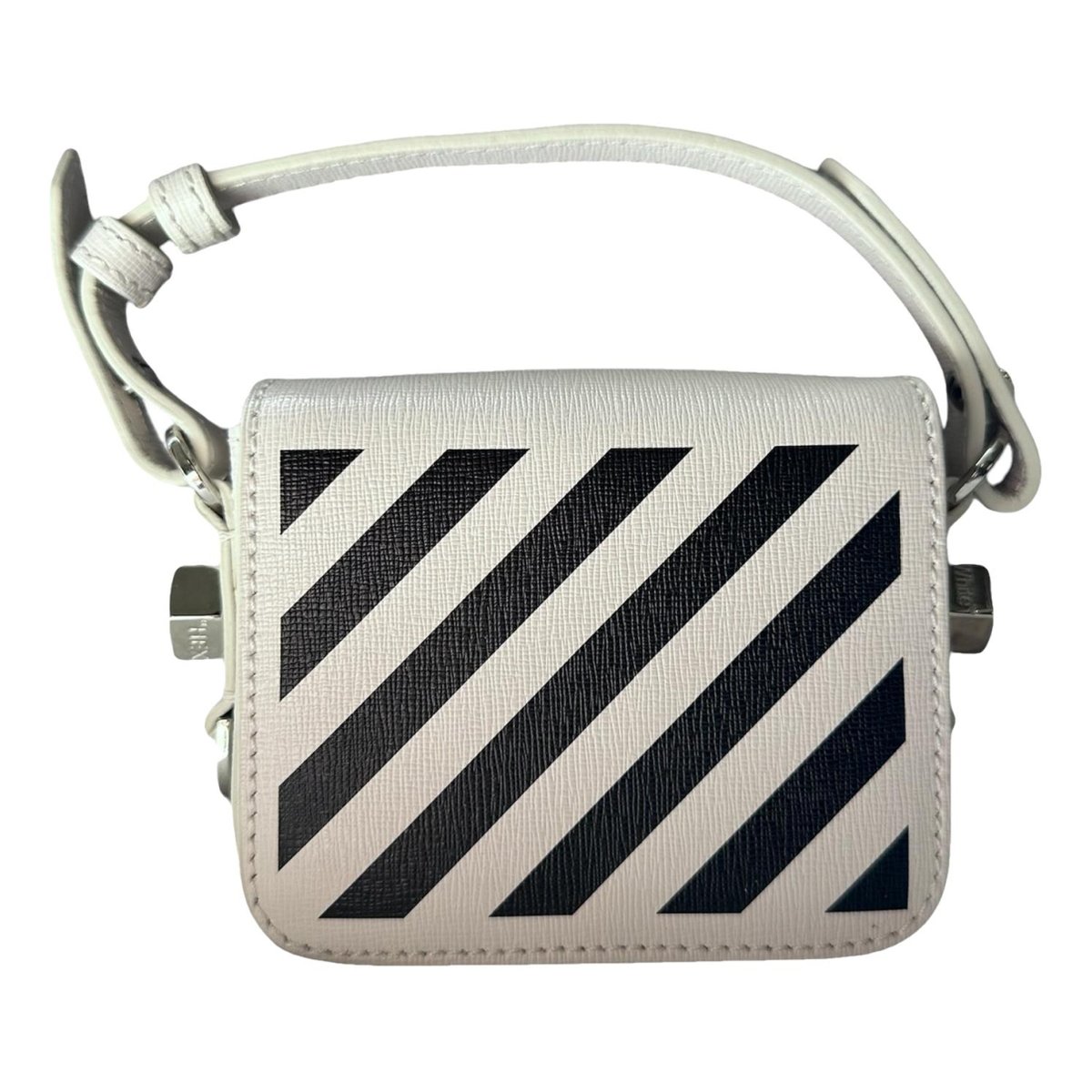 Binder leather crossbody bag