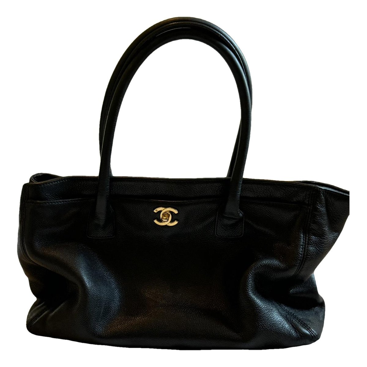 Executive leather tote