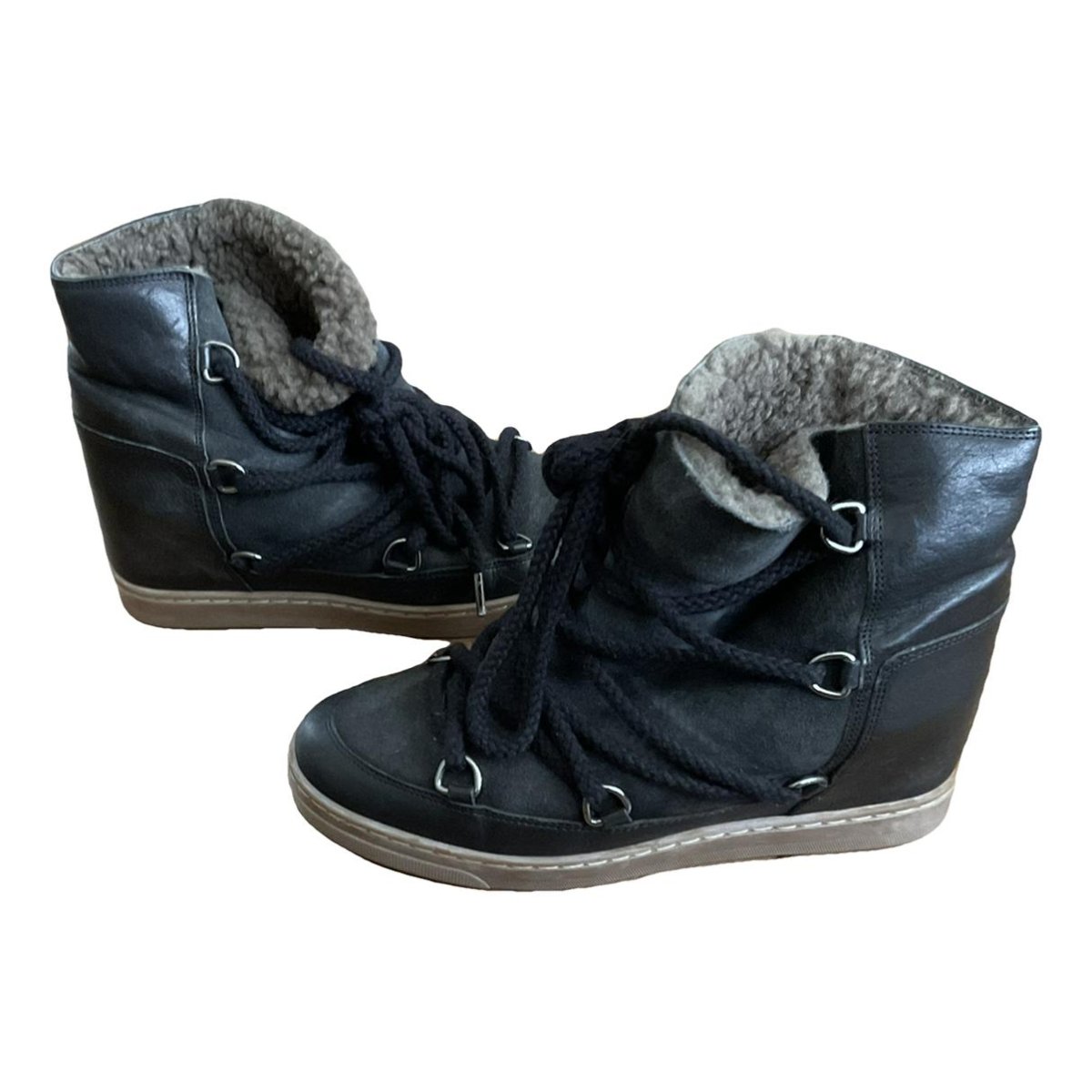 Nowles leather snow boots