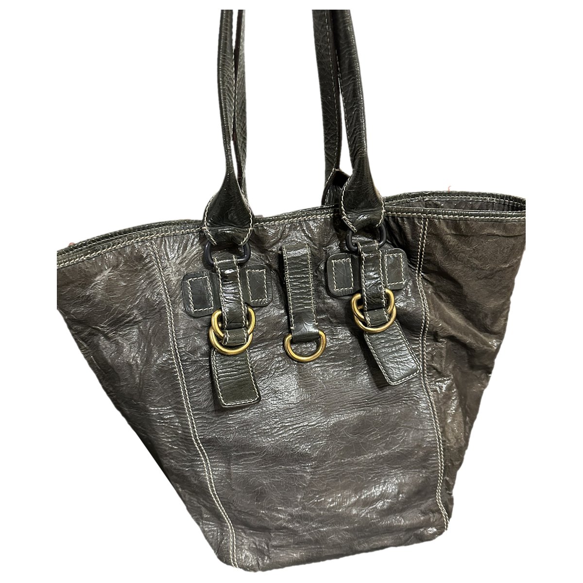 Bay leather handbag