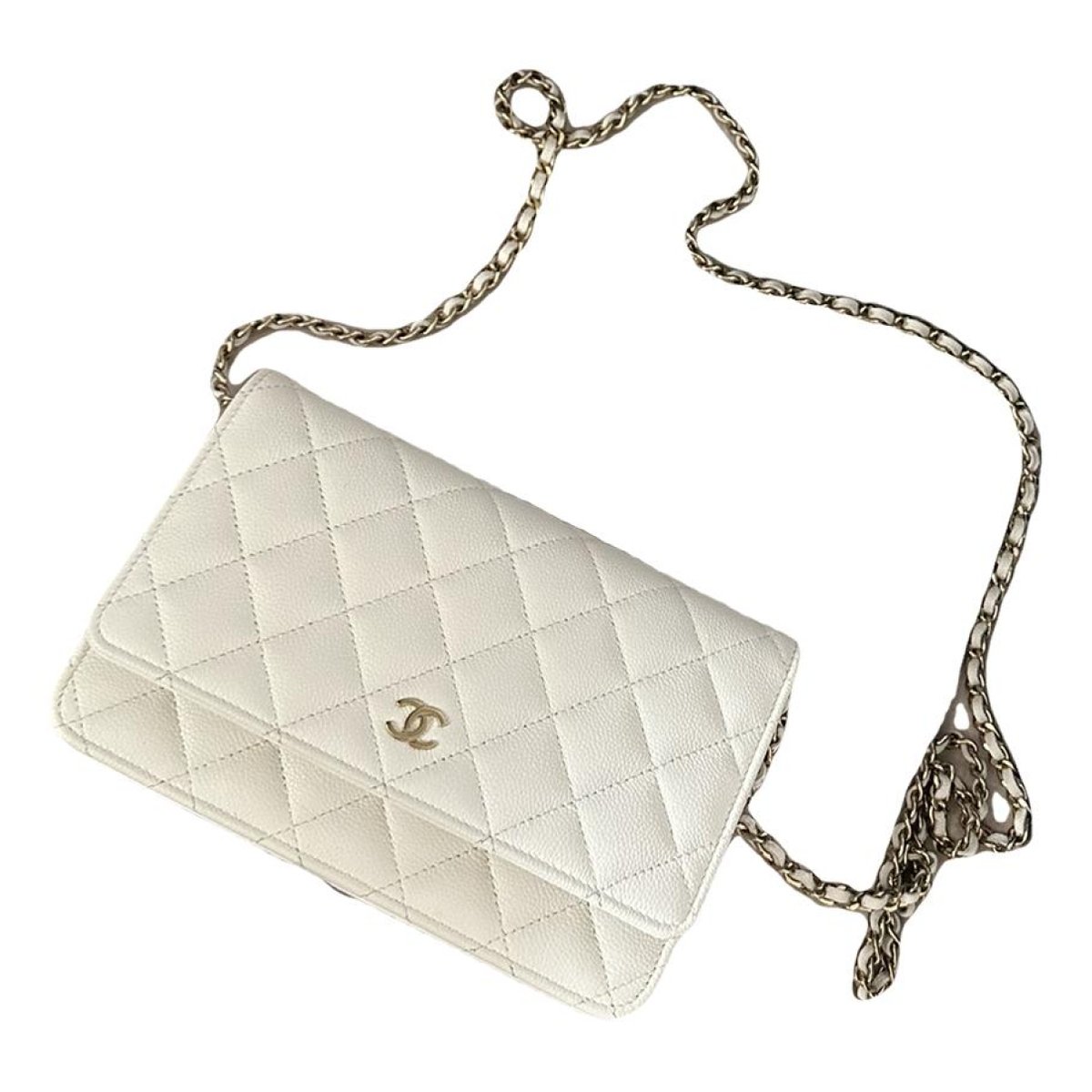 Wallet On Chain Timeless/Classique leather crossbody bag