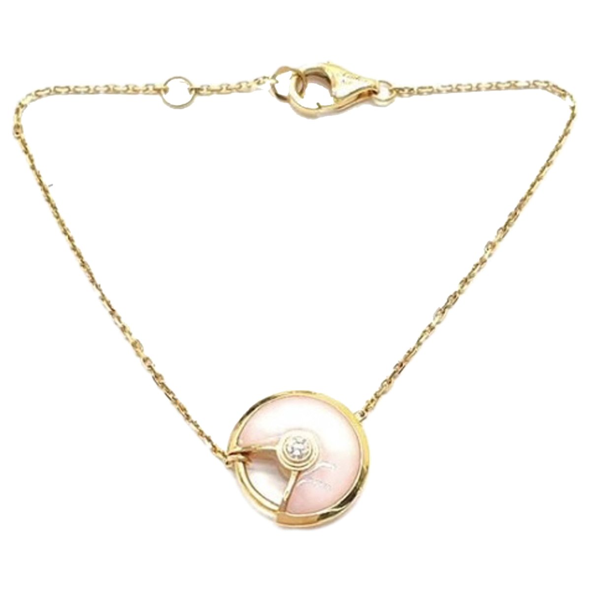 Amulette yellow gold bracelet