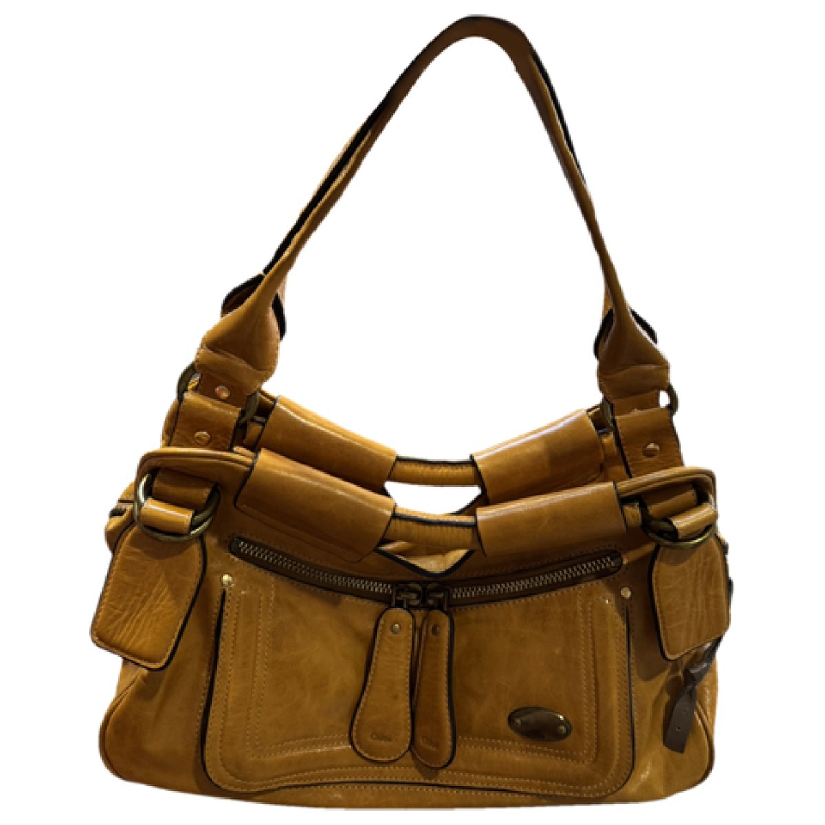 Bay leather handbag
