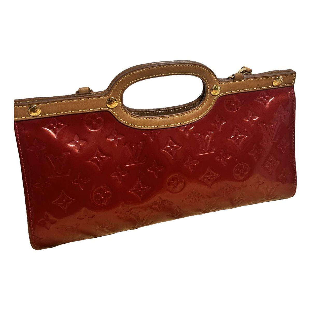 Roxbury patent leather handbag