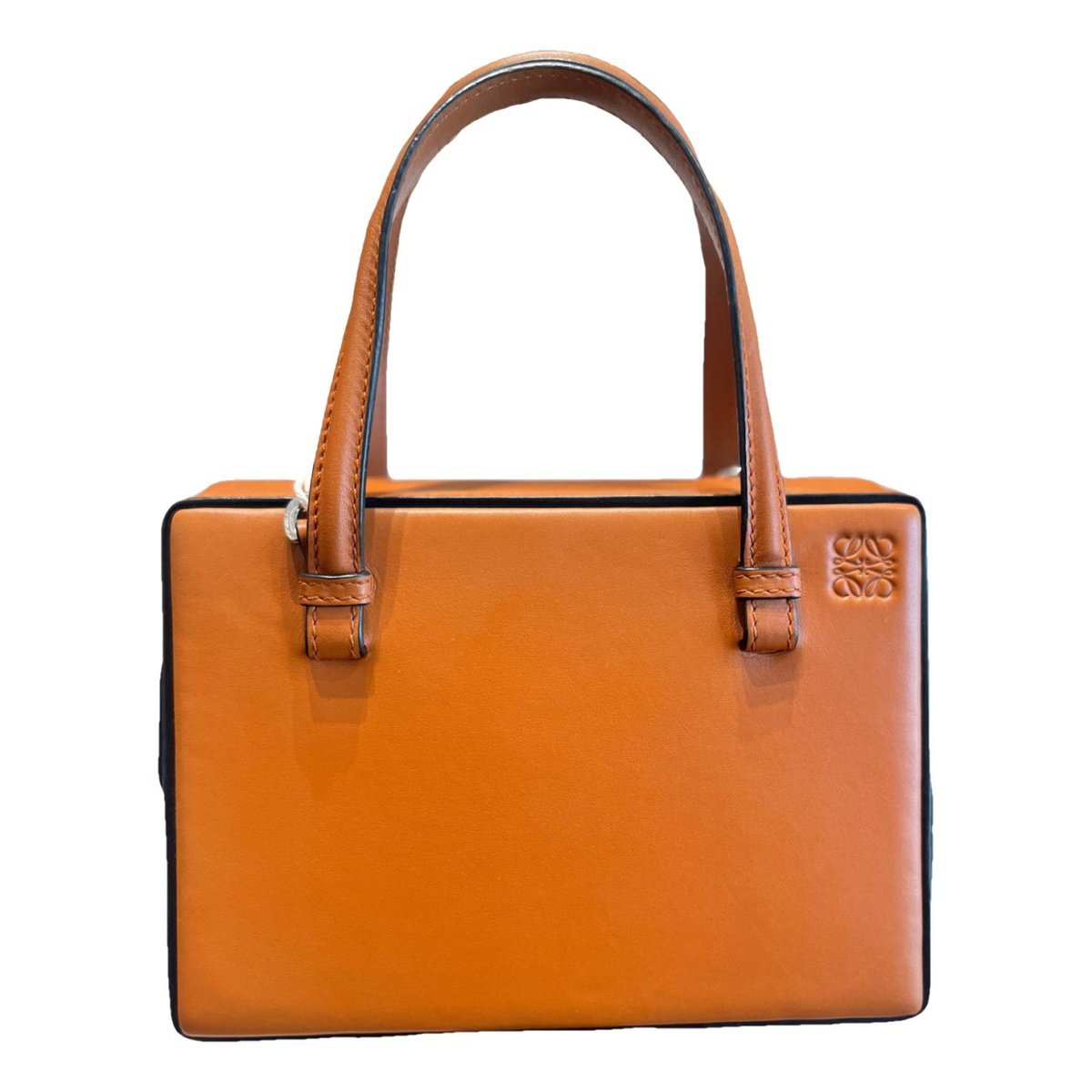 Postal leather handbag